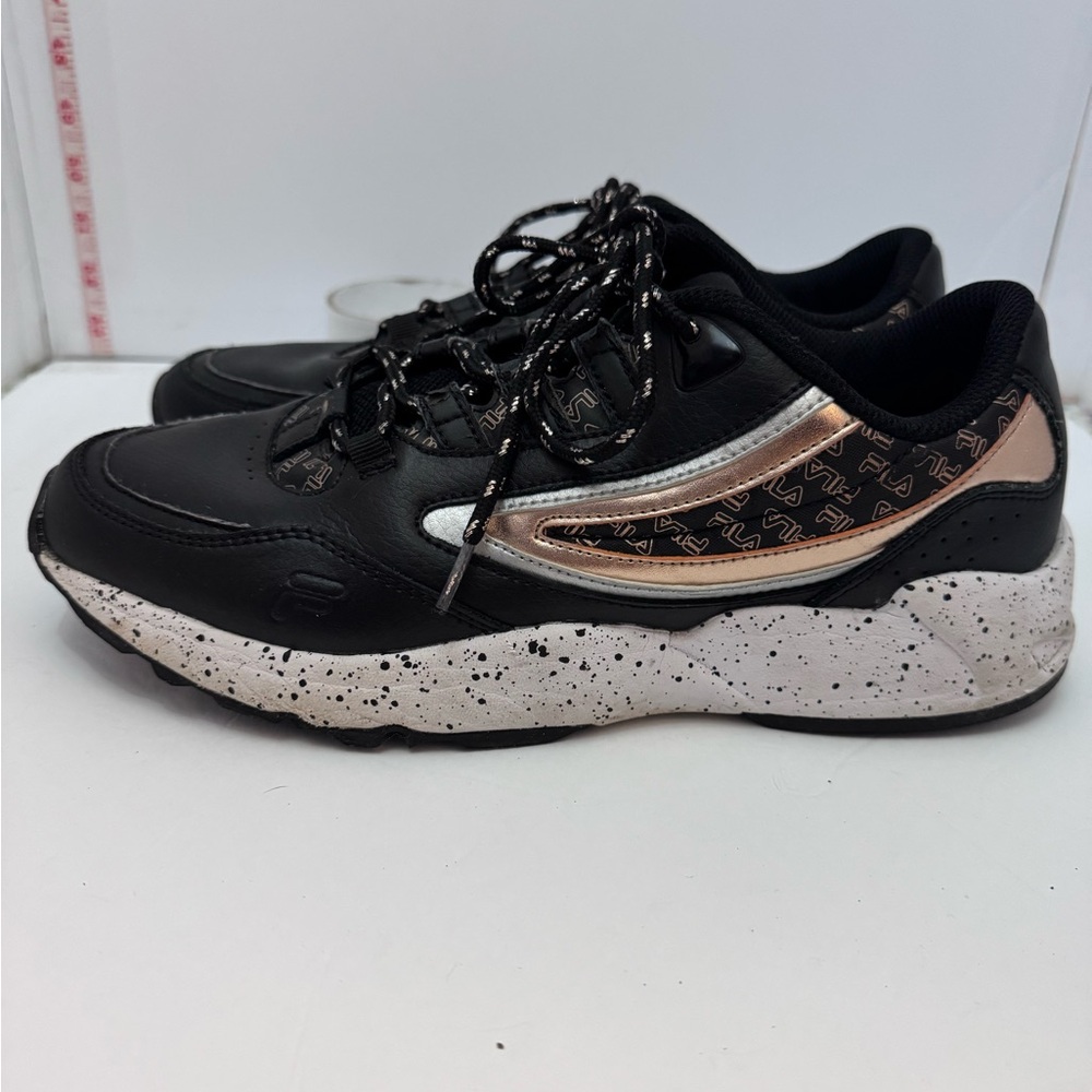 Fila Black and Gold Women's Sneakers